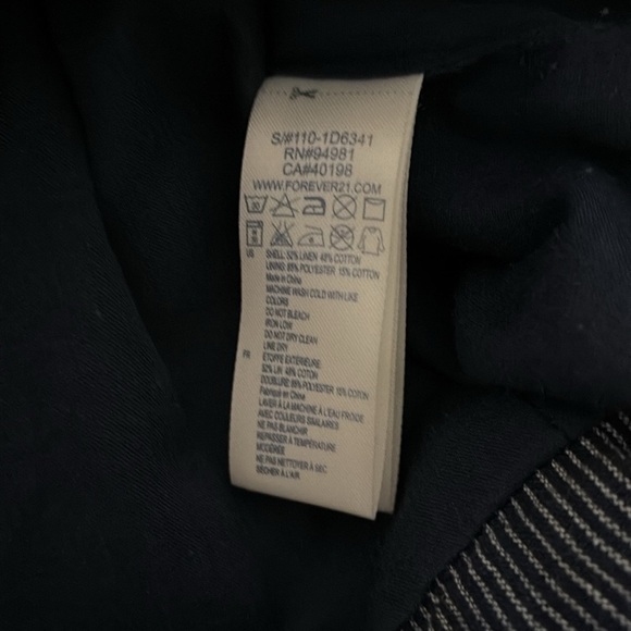 FOREVER 21 I Love H81 Soft Pinstripe Blazer - Picture 6 of 6